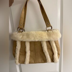 Faux Suede Purse